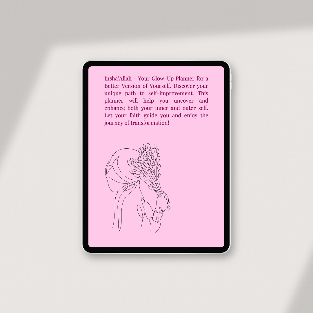 Insha' Allah - Dein Glow-Up Planer für eine bessere Version von dir selbst E-Book