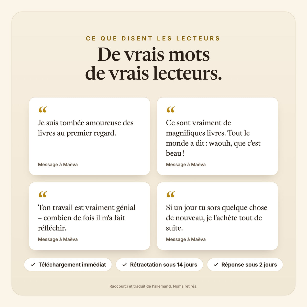 Ce que disent les lecteurs