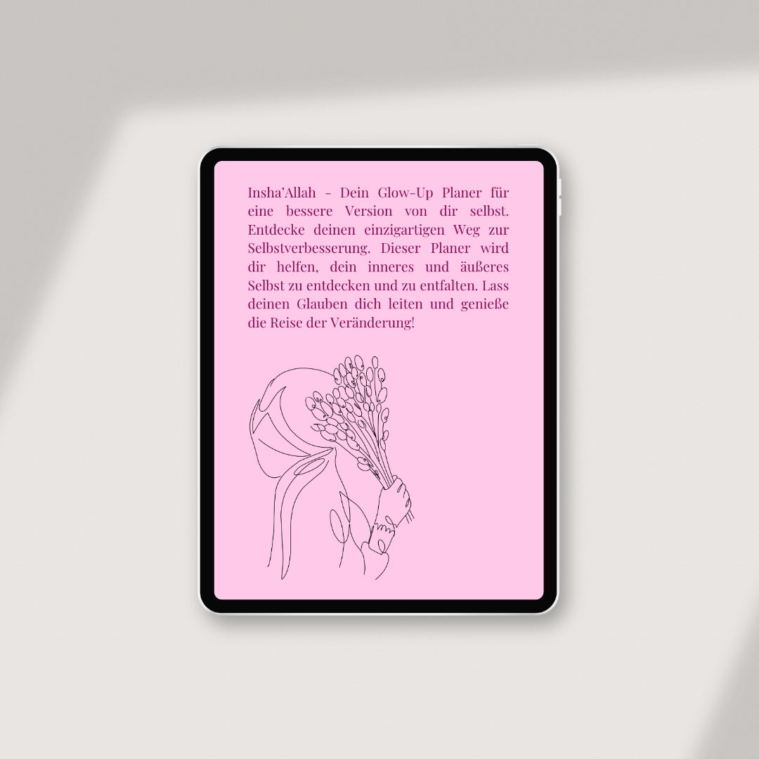 Insha' Allah - Dein Glow-Up Planer für eine bessere Version von dir selbst E-Book