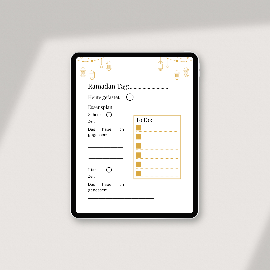 Ramadan Planner 2026 - E-Book