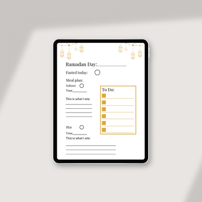 Ramadan Planner 2026 - E-Book