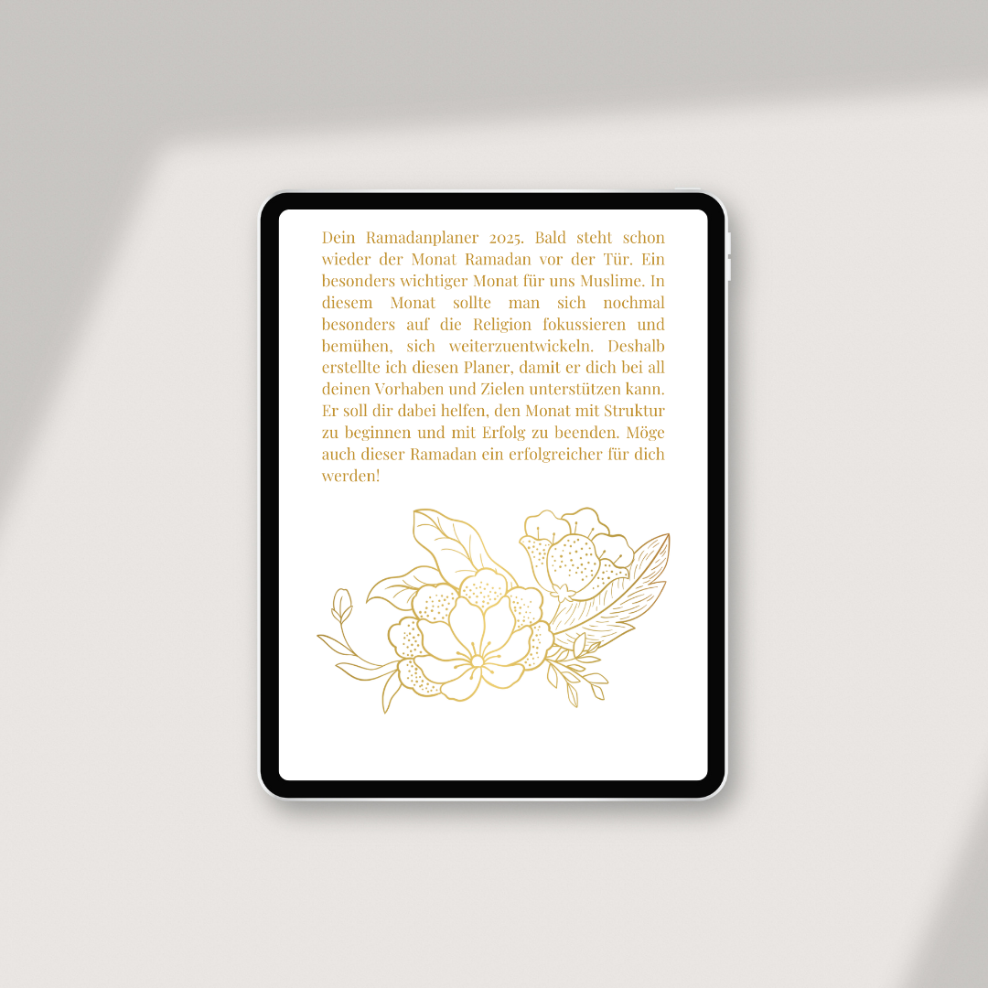 Ramadan Planner 2026 - E-Book