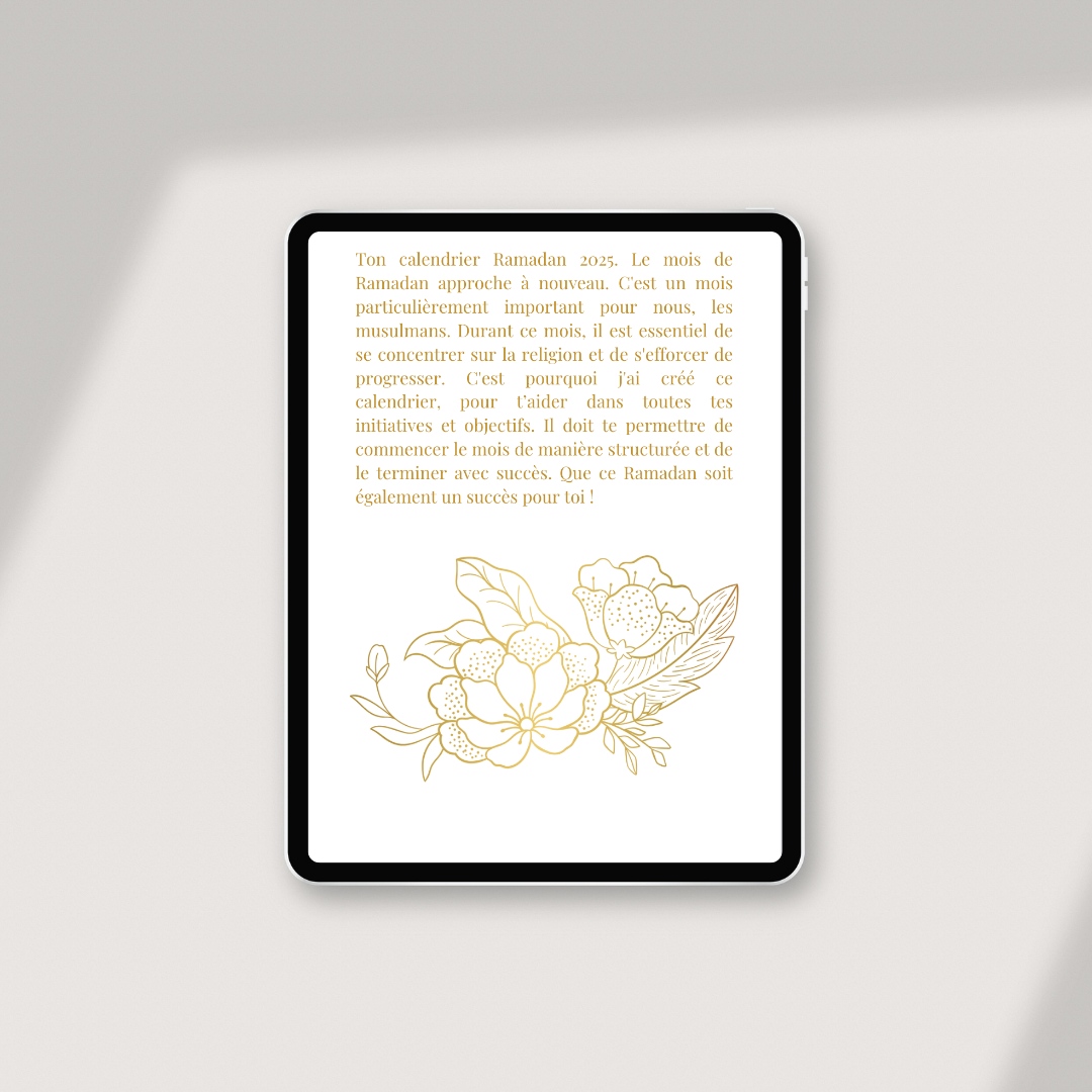 Ramadan Planner 2026 - E-Book