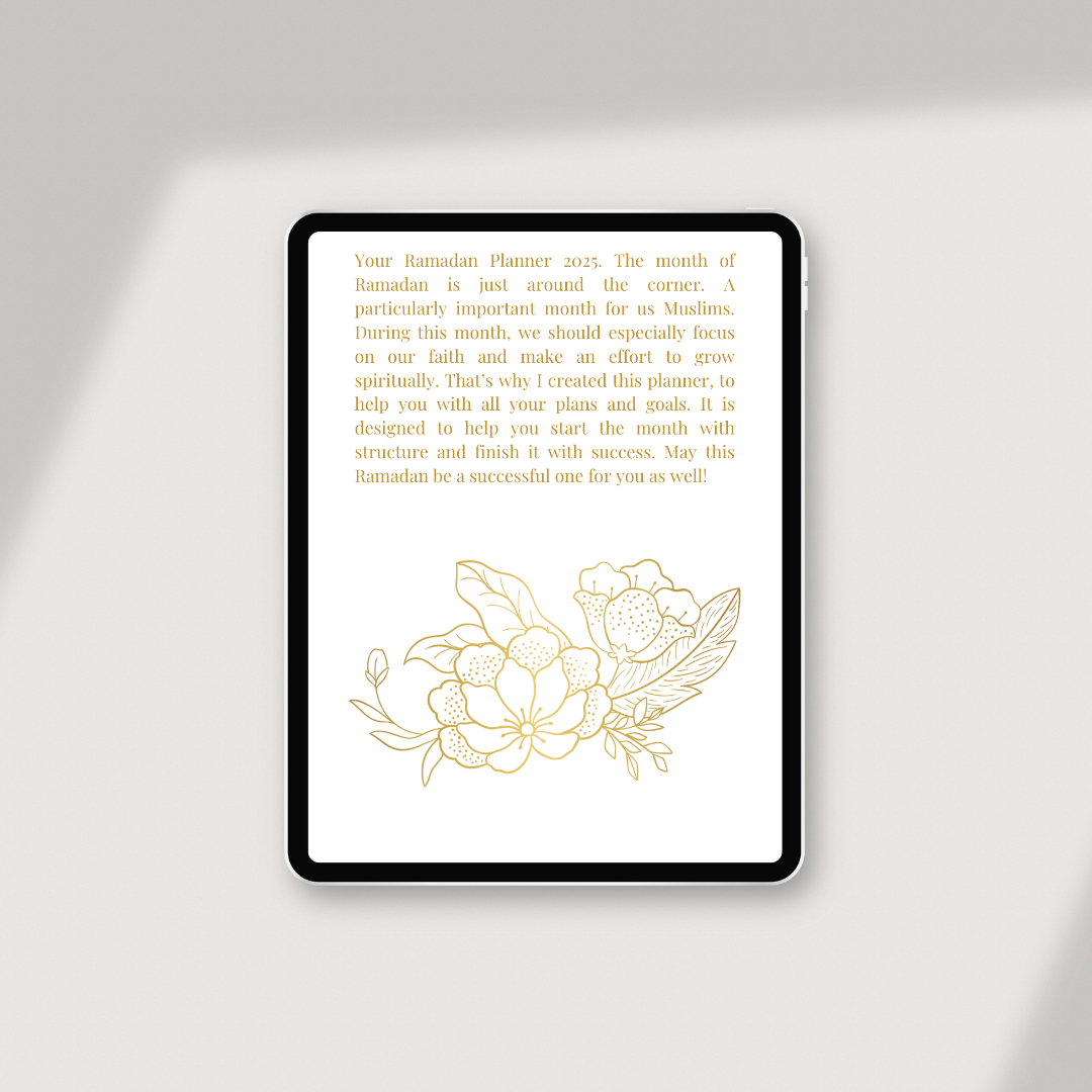 Ramadan Planner 2026 - E-Book