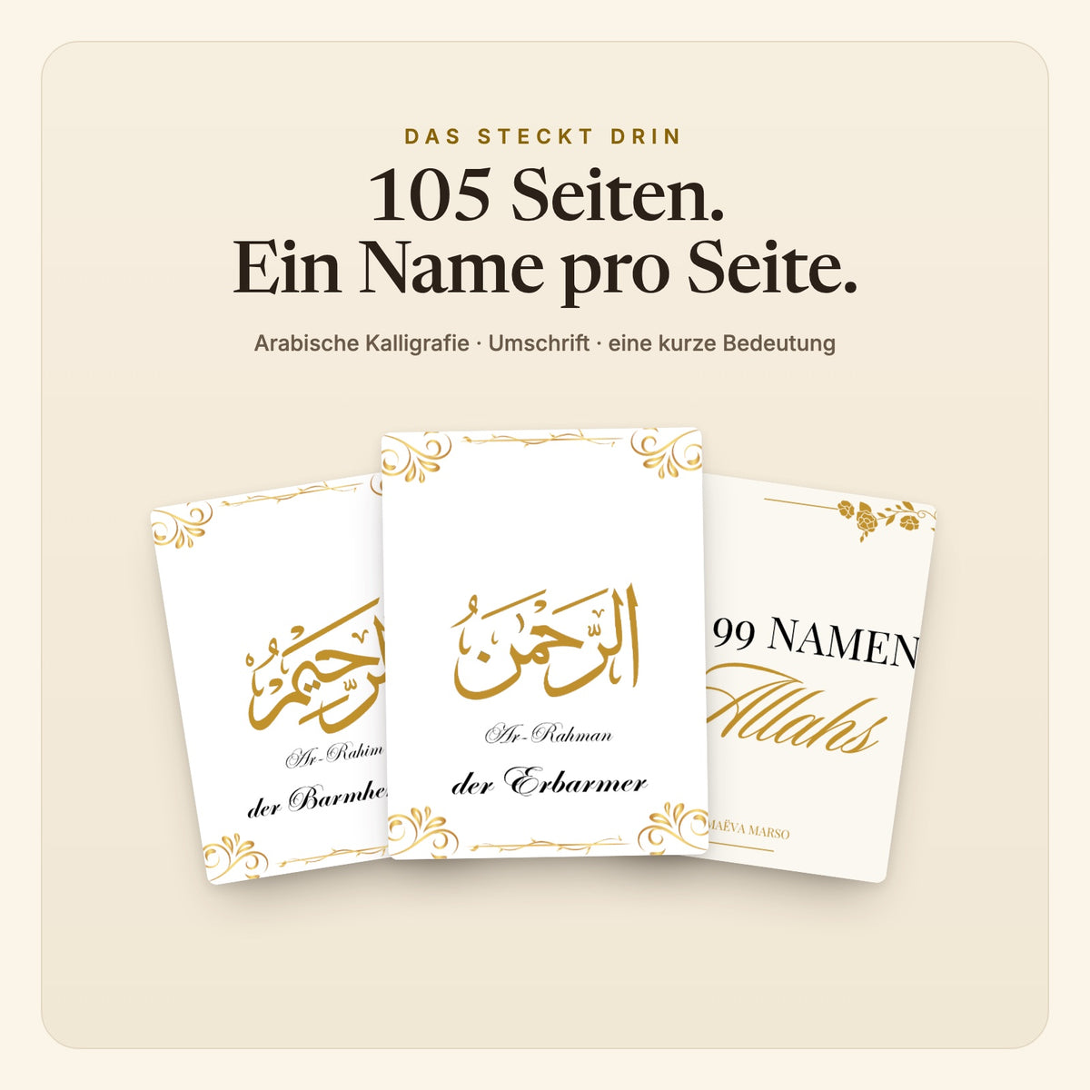 Die 99 Namen Allahs – Das steckt drin