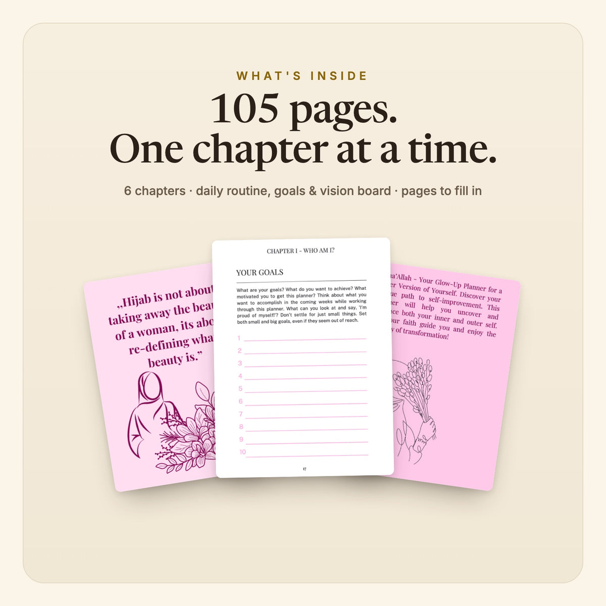 What's inside: 105 pages, one chapter at a time