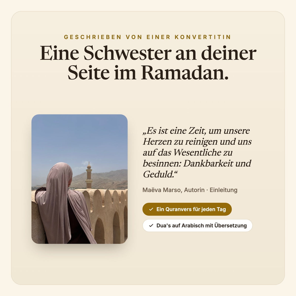 Ramadanplaner – Geschrieben von Maëva Marso, einer Konvertitin