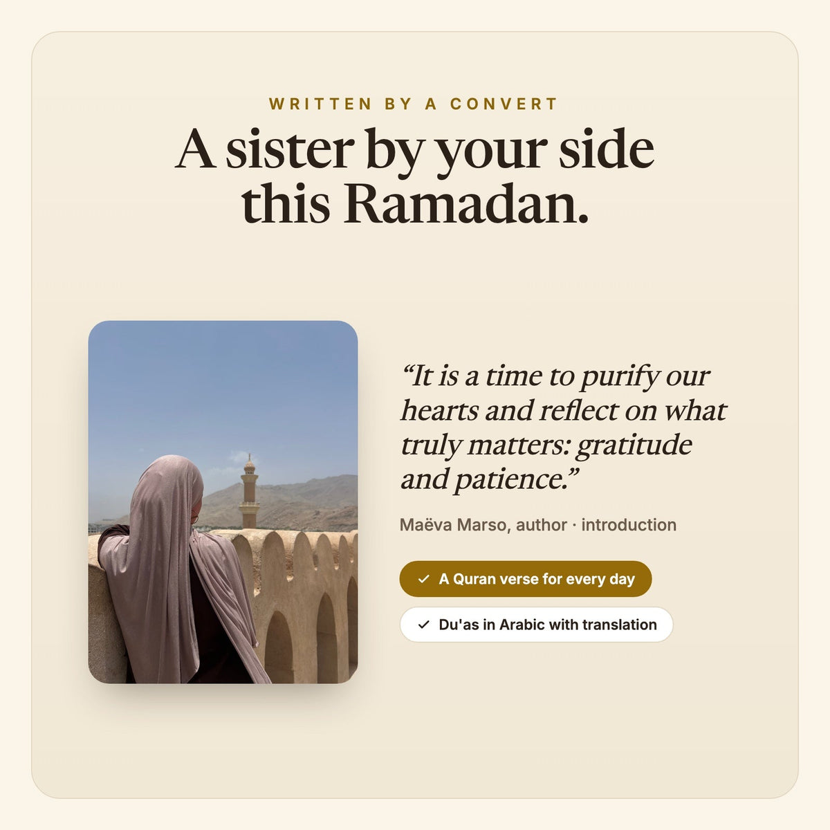 Ramadan Planner – written by Maëva Marso, a convert
