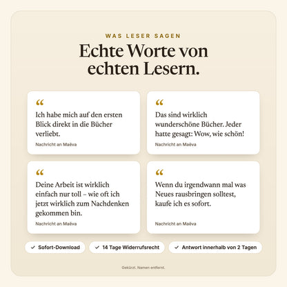 Was Leserinnen und Leser sagen